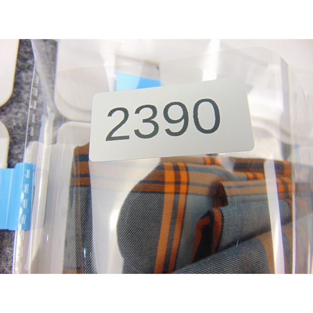 Duluth Alaskan Hardgear Shirt Mens Large Untucked‎ Plaid Button Down Orange Blue - Picture 8 of 8